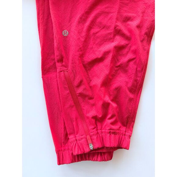 NWT Lululemon Women's Adapted State Perforated HR Jogger in Red Glow Size 14 - Picture 11 of 16